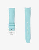 Curved Vertech Rubber Strap - Turquoise - OM Luxury